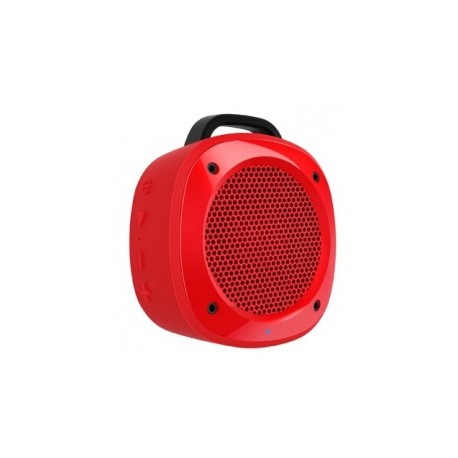 Divoom Bocina Portátil Airbeat-10, Bluetooth, Inalámbrico, 3.5W RMS, Rojo - Resistente al Agua