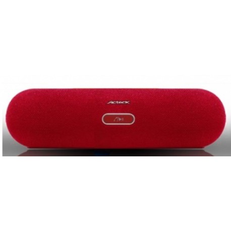 Acteck Bocina Bluetooth NFC Xplotion, Inalámbrico, Rojo