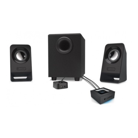 Logitech Bocinas Multimedia con Subwoofer Z213, Alámbrico, 2.1, 7W RMS, Negro