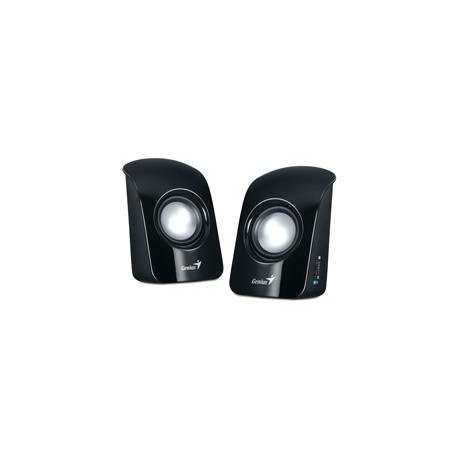 Genius Bocinas Estéreo USB SP-U115, Alámbrico, 2.0, 1.5W RMS, Negro