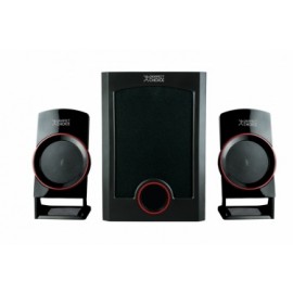 Perfect Choice Bocinas con Subwoofer Zen, Alámbrico, 2.1, 13W RMS, 1000W PMPO, Negroo