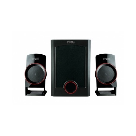 Perfect Choice Bocinas con Subwoofer Zen, Alámbrico, 2.1, 13W RMS, 1000W PMPO, Negroo