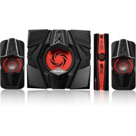 AverMedia Gaming Speakers con Subwoofer Ballista Unity, Alámbrico, 2.1, 40W RMS, Negro/Rojo