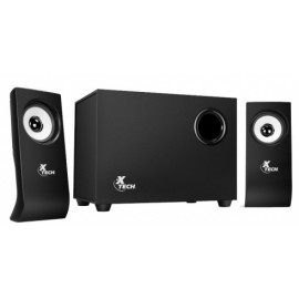 Bocinas Xtech con Subwoofer XTS-410, Alámbrico, 2.1, 10W, Negro