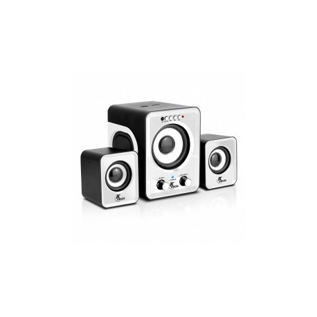 Xtech Bocina con Subwoofer XTS375, 2.1, 12W RMS, USB, Blanco