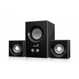 Genius Bocinas con Subwoofer SW-2.1 375, 2.1, 12W RMS, Negro