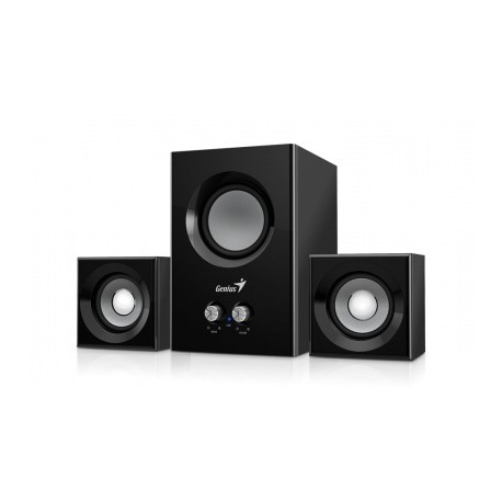 Genius Bocinas con Subwoofer SW-2.1 375, 2.1, 12W RMS, Negro