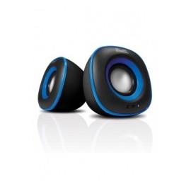 Klip Xtreme Bocinas para Computadora Eklipse, Alámbrico, 2.0, 6W RMS, USB, Negro/Azul