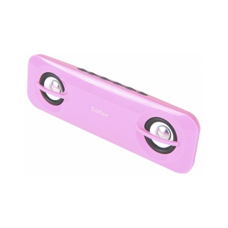 Edifier Bocina Portátil para MP3 MP15, Alámbrico, 2W RMS, USB, Rosa Tenuee