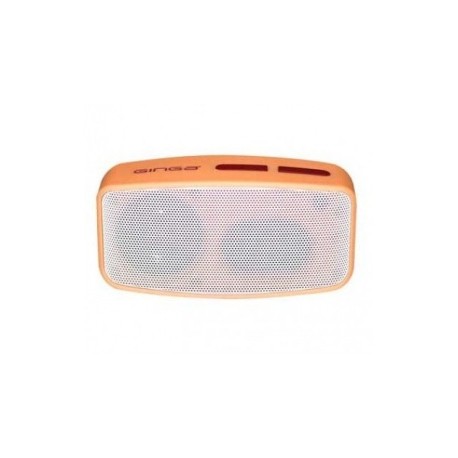 Ginga Bocina Portátil GIN16BTMINI-FR, Bluetooth, Alámbrico/Inalámbrico, USB 2.0, Naranja