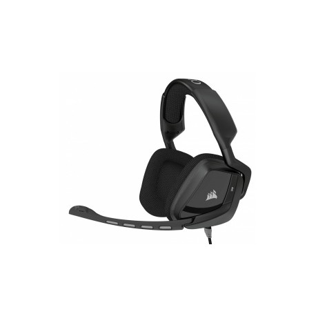 Corsair Audífonos Gamer VOID Surround Hybrid con USB Dolby 7.1, Alámbrico, 3.5mm, Negro