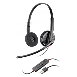 Plantronics Audífonos Blackwire C320-M, Alámbrico, USB, Negro