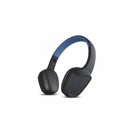 Energy Sistem Audífonos con Micrófono Headphones 3, Bluetooh, Inalámbrico, Negro/Azul