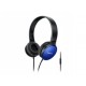 Panasonic Audífonos con Micrófono RP-HF300ME-A, Alámbrico, 1.2 Metros, 3.5mm, Negro/Azul
