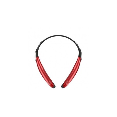 LG Audífonos Tone Pro, Bluetooth 4.1, Inalámbrico, micro USB, Negro/Rojo