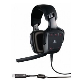 Logitech G35 Audífonos con Micrófono, Alámbrico, 3 Metros, Negro