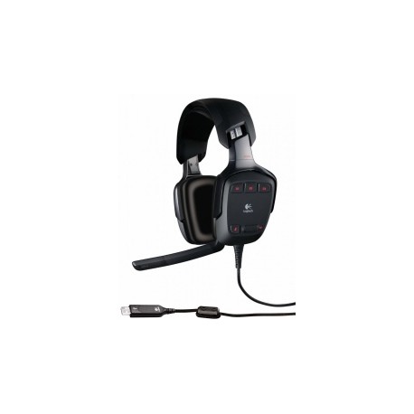 Logitech G35 Audífonos con Micrófono, Alámbrico, 3 Metros, Negro