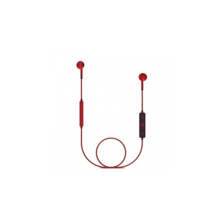 Energy Sistem Audífonos Intrauriculares Energy Earphones 1, Inalámbrico, Bluetooth, Negro/Rojo