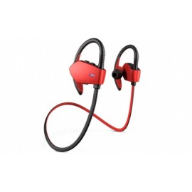 Energy Sistem Audífonos Intrauriculares con Micrófono Sport 1, Inalámbrico, Bluetooth, Negro/Rojo