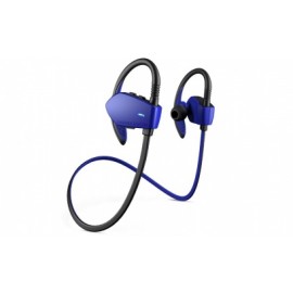 Energy Sistem Audífonos Intrauriculares con Micrófono Sport 1, Inalámbrico, Bluetooth, Negro/Azul