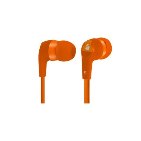 Acteck Audífonos Earbuds Xplotion EB-800, Alámbrico, 3.5mm, 1.2 Metros, Naranja