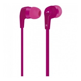 Acteck Audífonos In-Ear con Micrófono AI-001, Alámbrico, 3.5mm, 1.2 Metros, Rosa