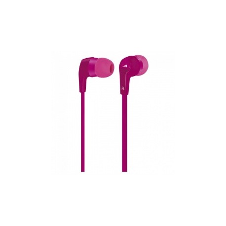 Acteck Audífonos In-Ear con Micrófono AI-001, Alámbrico, 3.5mm, 1.2 Metros, Rosa