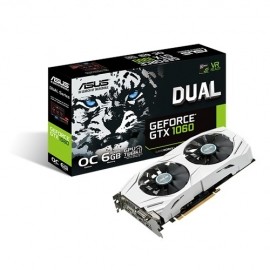 Tarjeta de Video ASUS NVIDIA GeForce GTX 1060 Dual OC, 6GB 192-bit GDDR5, PCI Express 3.0