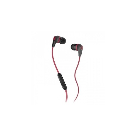 Skullcandy Audífonos Intrauriculares con Micrófono Ink'd 2, Alámbrico, Negro/Rojo