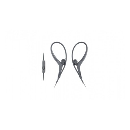 Sony Audífonos Intrauriculares Deportivos con Micrófono AS410, Alámbrico, 1.2 Metros, 3.5mm, Negro