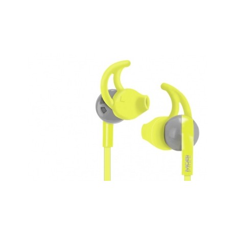 Mobifree Audífonos Intrauriculares MF-GAN-Y, Alámbrico, 1.2 Metros, 3.5mm, Amarillo