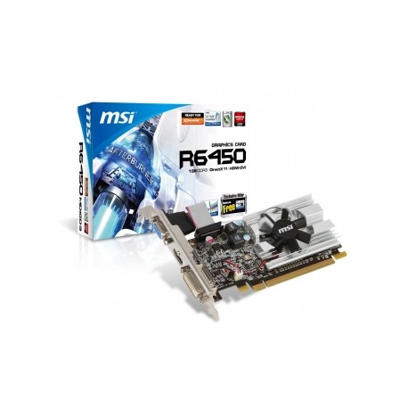 Tarjeta de Video MSI AMD Radeon HD 6450, 1GB 64-bit GDDR3, PCI Express 2.1