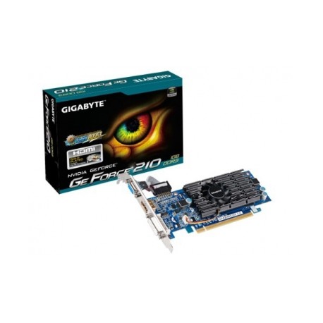 Tarjeta de Video Gigabyte NVIDIA GeForce 210, 1GB 64-bit DDR3, PCI Express 2.0