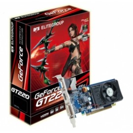 ECS GeForce NGT220C, 512MB DDR2, 1DVI, 1VGA, HDCP PCIe 2.0