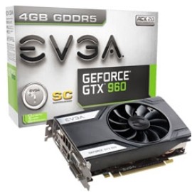 Tarjeta de Video EVGA NVIDIA GeForce GTX 960 SC GAMING, 4GB 128-bit GDDR5, PCI Express 3.0