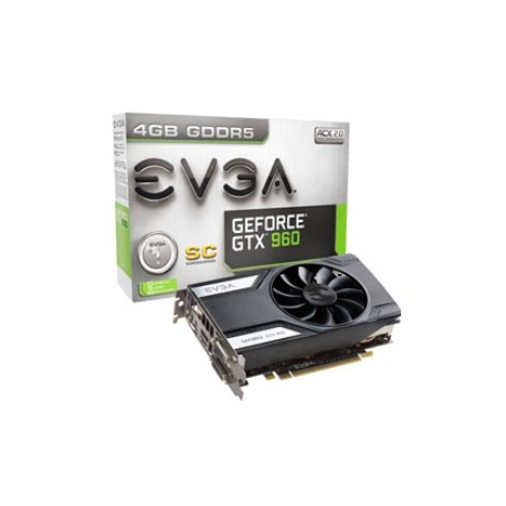 Tarjeta de Video EVGA NVIDIA GeForce GTX 960 SC GAMING, 4GB 128-bit GDDR5, PCI Express 3.0