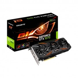 Tarjeta de Video Gigabyte NVIDIA GeForce GTX 1070 G1 Gaming OC, 8GB 256-bit GDDR5, PCI Express 3.0