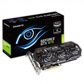 Tarjeta de Video Gigabyte NVIDIA GeForce GTX 970 WINDFORCE 3X 550W, 4GB 256-bit DDR5, PCI Express 3.0