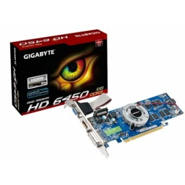 Tarjeta de Video Gigabyte AMD Radeon HD6450, 1GB 64-bit DDR3, PCI Express 2.1