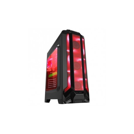 Gabinete Eagle Warrior RobotQ con Ventana LED Rojo, Tower, ATX