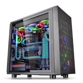 Gabinete Thermaltake Core X31 TG Edition con Ventana LED Azul, Midi-Tower, ATX