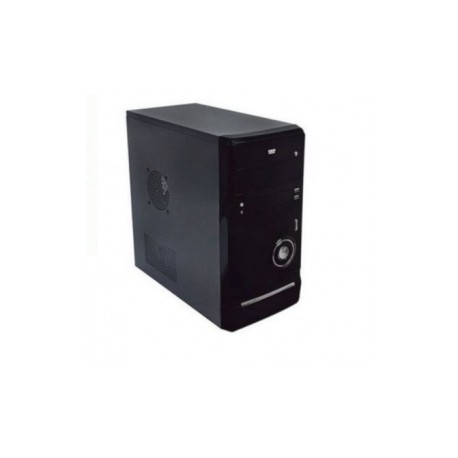 Gabinete K-mex 8602, Micro-ATX, USB 2.0, Incluye Fuente de 450W, Negro