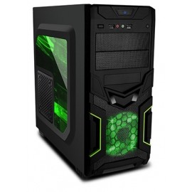 Gabinete Eagle Warrior CG-04R0 LED Verde, ATX