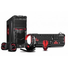 Gabinete Xtech XT-GMR-S LED Rojo, Tower, ATX, USB 2.0, con Fuente de 800W