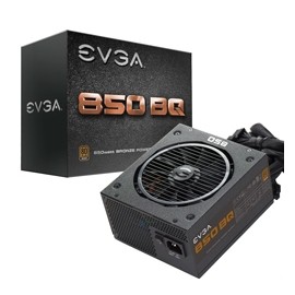 Fuente de Poder EVGA 850 BQ 80 PLUS Bronze, ATX, 24-pin ATX, 850W