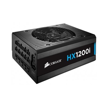 Fuente de Poder Corsair HX1200i 80 PLUS Platinum, 24-pin ATX, 140mm, 1200W