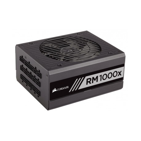 Fuente de Poder Corsair RM1000x 80 PLUS Gold, 24-pin ATX, 135mm, 1000W, Negro