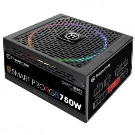 Fuente de Poder Thermaltake Smart Pro RGB 80 PLUS Bronze, 24-pin ATX, 140mm, 750W