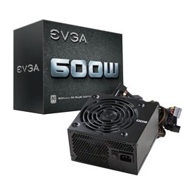 Fuente de Poder EVGA 100-W1-0600-KR 80 PLUS White, ATX, 24-pin ATX, 600W