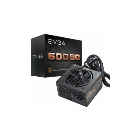 Fuente de Poder EVGA 600 BQ 80 PLUS Bronze, 24-pin ATX, 120mm, 600W